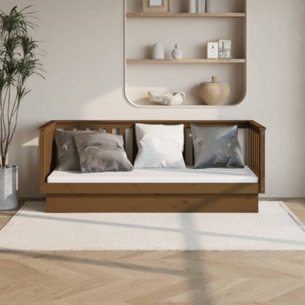 Dagbädd honungsbrun 75x190 cm massiv furu
