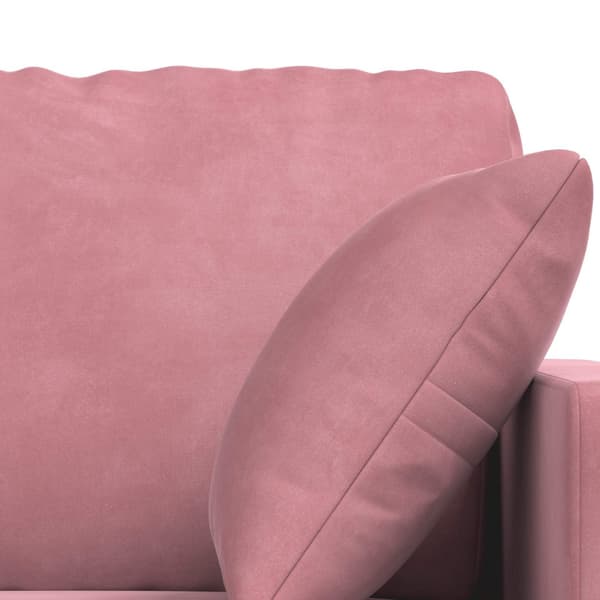 Soffset 2 pcs Rosa 228 x 78 x 80 cm Sammet