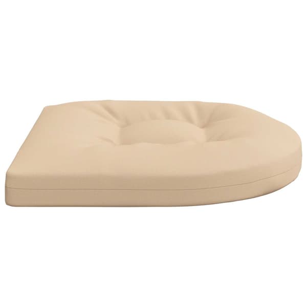 4-delade Sittdynor 4 st 100% Polyester Gräddvit 40 x 40 x 5 cm
