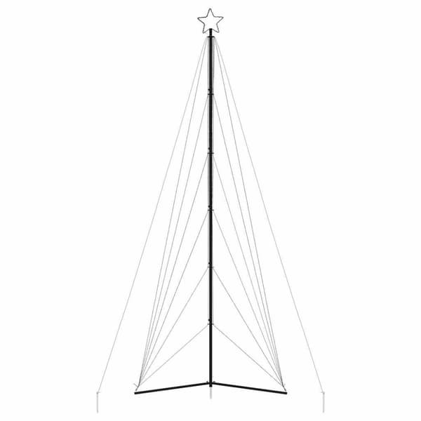 LED julgran 861 LEDs varmvit 478 cm