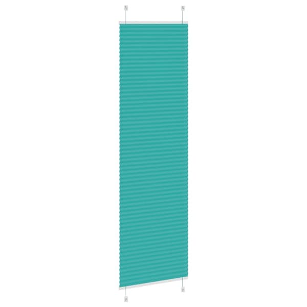Plisserad persienn bensingrön 65x200cm tyg bredd 64,4cm