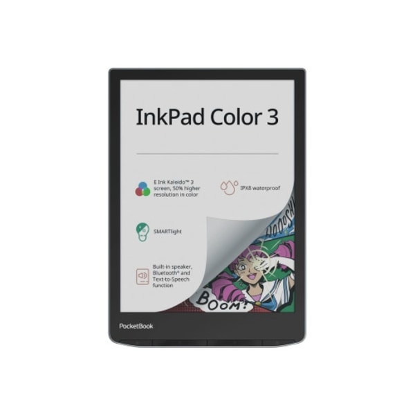 PocketBook InkPad Color 3 - eBook-läsare - Linux 4.9.56 - 32 GB - 7.8"