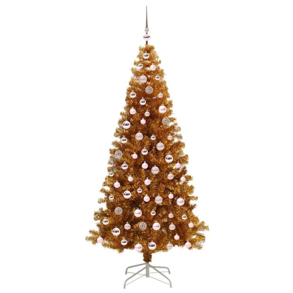 Julgran Guld 210 cm PET