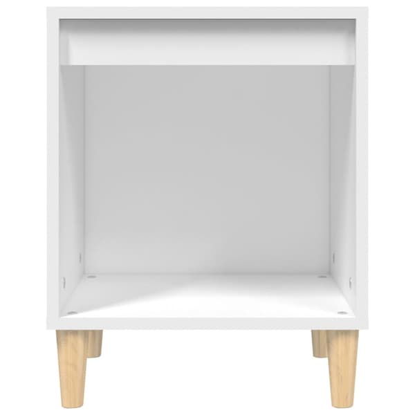 Sängbord 2 st vit 40x35x50 cm
