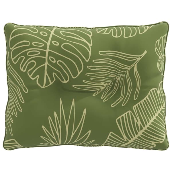 Ryggkudde PUTTEN 100% Polyester Bladdesign 50 x 40 x 10 cm