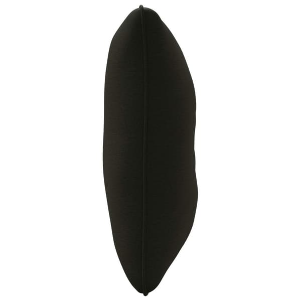 Ryggkudde PUTTEN 100% Polyester Svart 80 x 40 x 10 cm