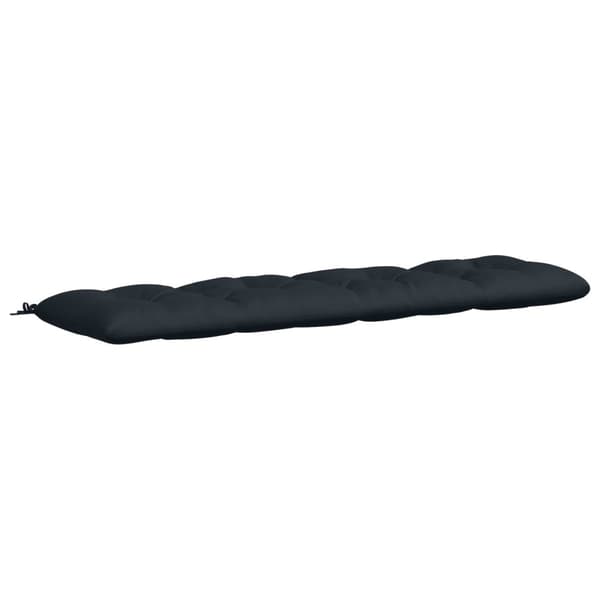 Bänk kudde VIANEN 100% Polyester Mörkblå 190 x 50 x 12 cm
