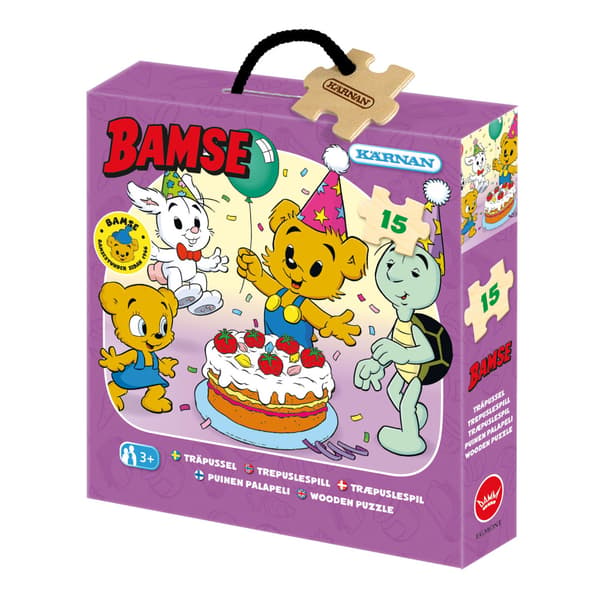 Askpussel 15 bitar Bamse Jubileum