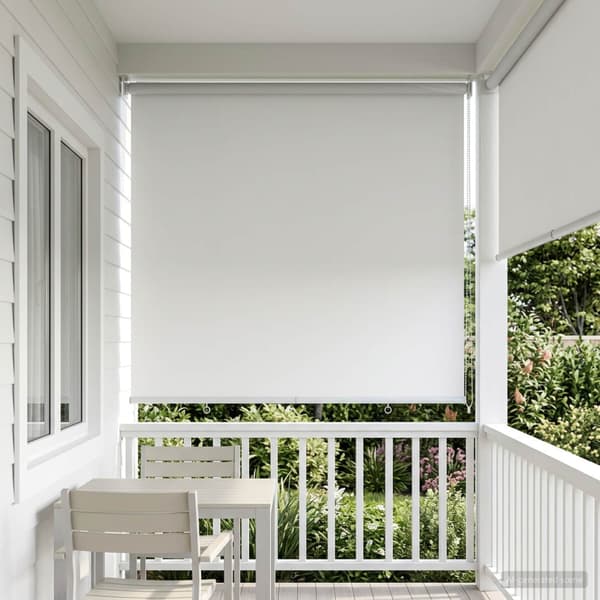 Rullgardin UV-skydd Vit 140 x 230 cm Polyester