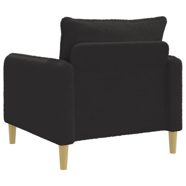 XL Fåtölj Svart Bouclé