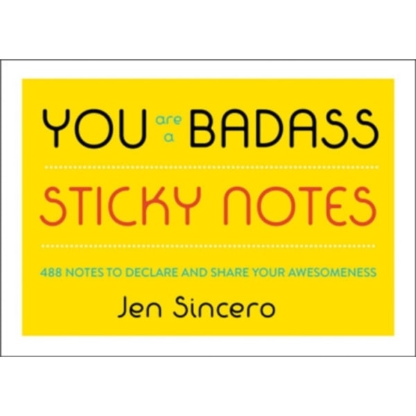 You Are a Badass® Sticky Notes (häftad, eng)