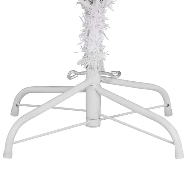 Plast Hingad Julgran Vit 210 cm PVC och stål