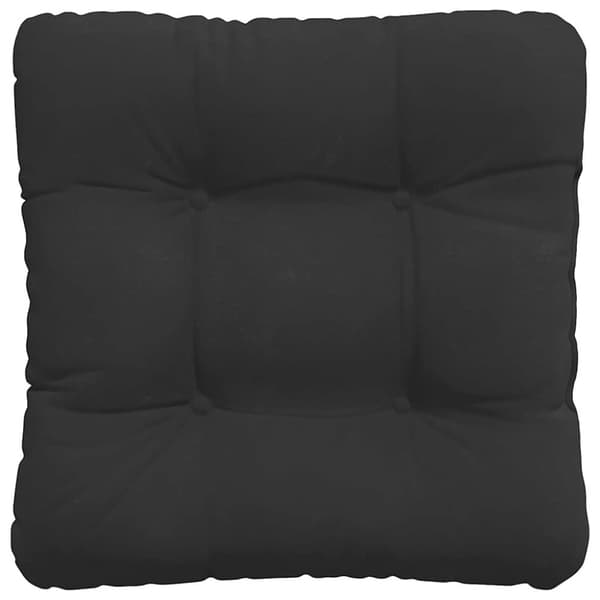 Sittkuddar 4 pcs Svart 45 x 45 cm Mikrofiber Tyg
