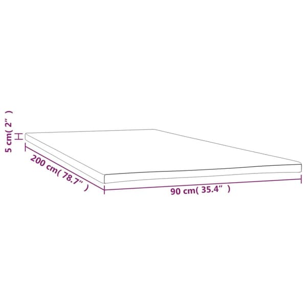 Madrasskydd 90x200x5 cm