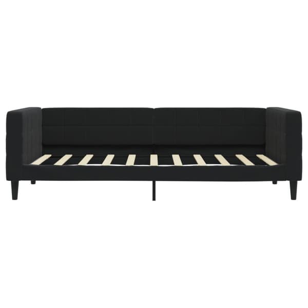 Dagbädd svart 90x190 cm sammet