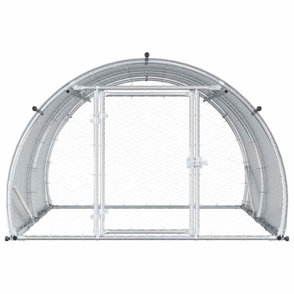 Hönsgård Silver 200 x 150 x 100 cm Galvaniserat stål