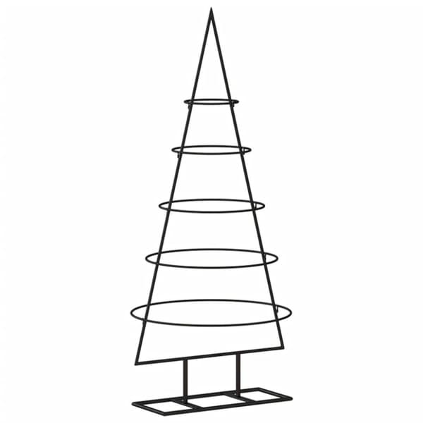 Julgran i metall svart 90 cm