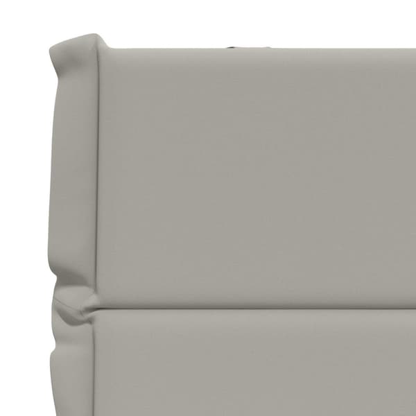 4-delade Höga Ryggstolsdynor GEMERT 4 st 100% Polyester Grå