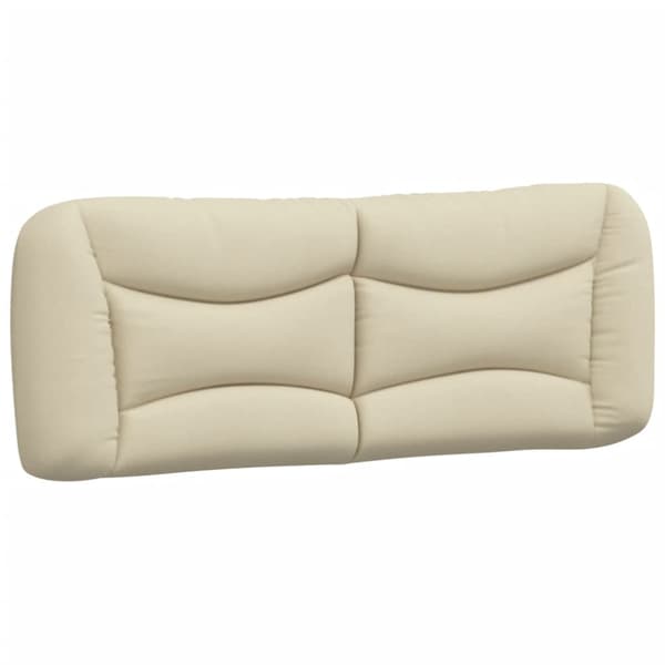 Headboard Cushion "Hvar" Cream 120 cm Fabric