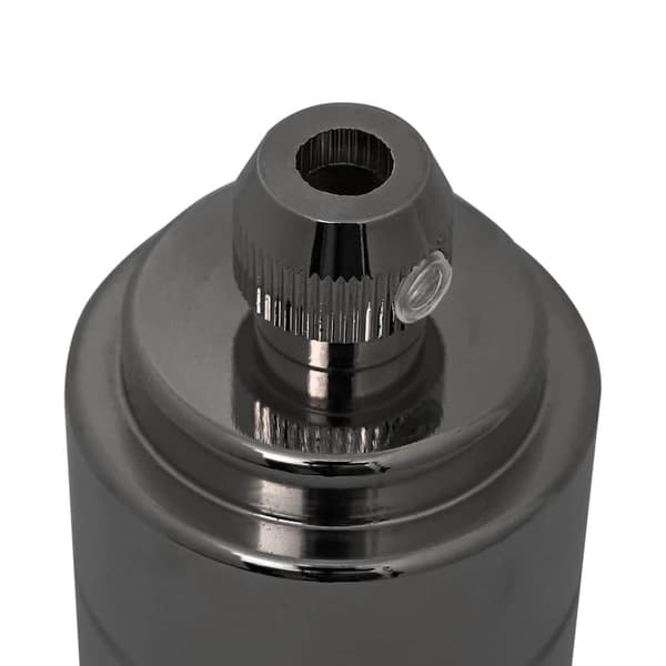 Lamphållare 2 st blank svart E27
