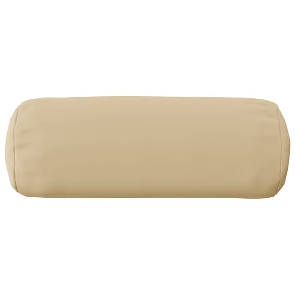 Kuddöverdrag 6 st HEERLEN Beige Ø 15 x 40 cm Polyester