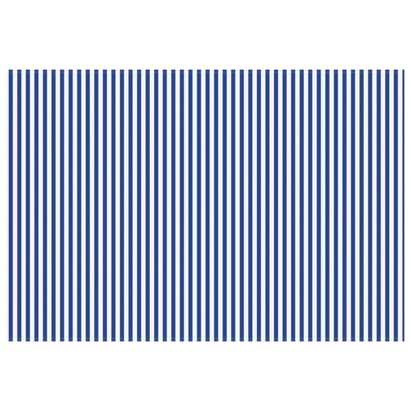 Markisväv Blå och Vit 350 x 250 cm Polyester