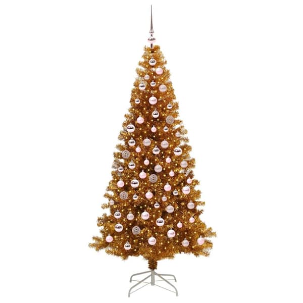 Julgran Guld 180 cm PET