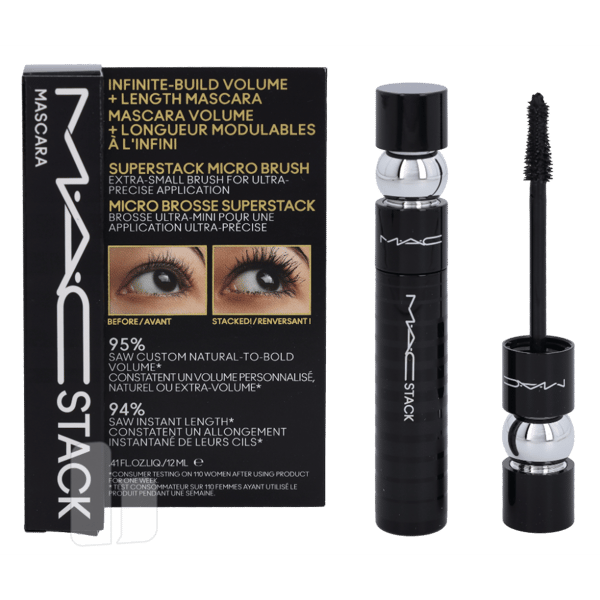 MAC Stack Micro Mascara 12 ml Dam