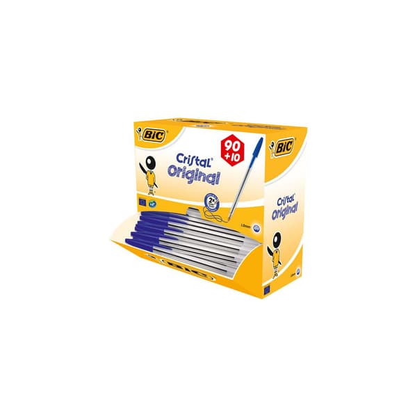 Kulpenna BIC Cristal 1,0 blå 100/fp