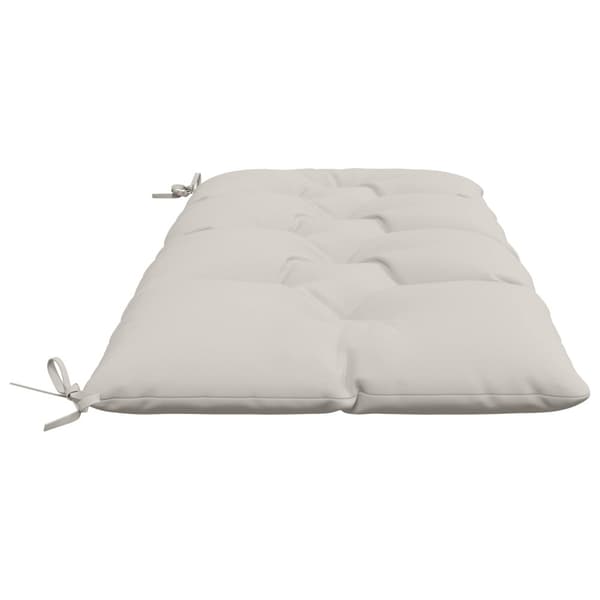 Bänk Kuddar VIANEN 2 st 100% Polyester Vit 150 x 60 x 12 cm