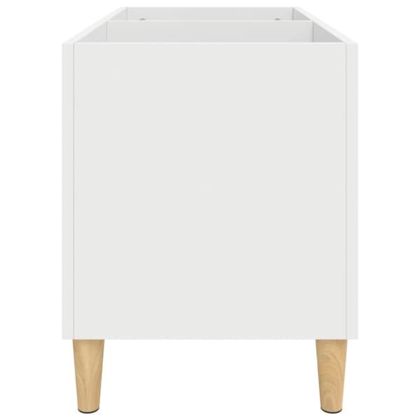 Stereobänk vit 74,5x38x48 cm konstruerat trä