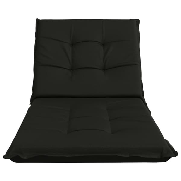 Solstol Kudde GEMERT 100% Polyester Svart 190 x 70 x 9 cm