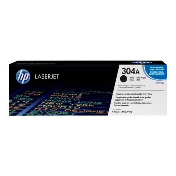 HP 304A - svart - original - LaserJet - tonerkassett (CC530A)