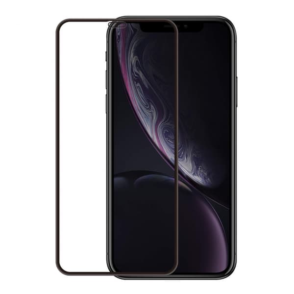 Glass Prot. Curved Black Frame 3D PLATINUM iPhone XR/11