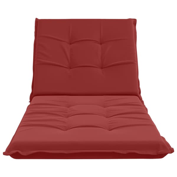 Solstol Kudde GEMERT 100% Polyester Vinröd 190 x 70 x 9 cm