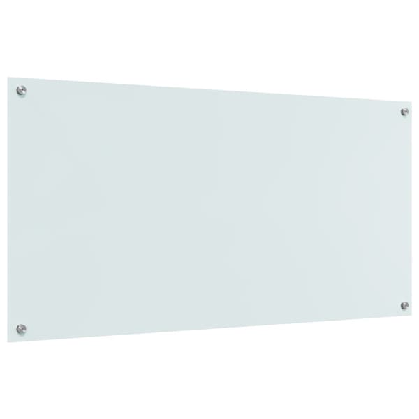 Köksskydd Vit 120 x 60 cm härdat glas