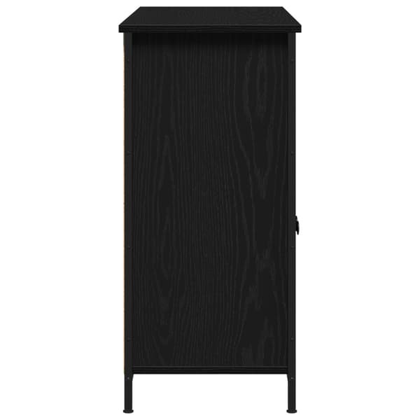 Sideboard Svart Ek 100 x 35 x 75 cm