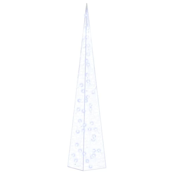 Ljuskon LED akryl blå 90 cm