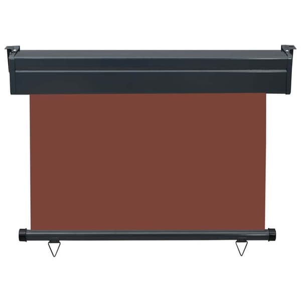 Balkongmarkis 105x250 cm brun