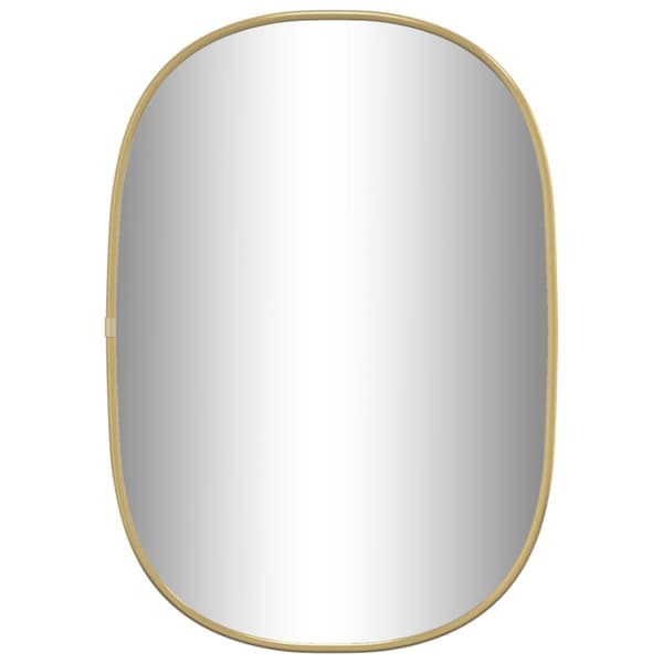 Väggspegel guld 50x35 cm