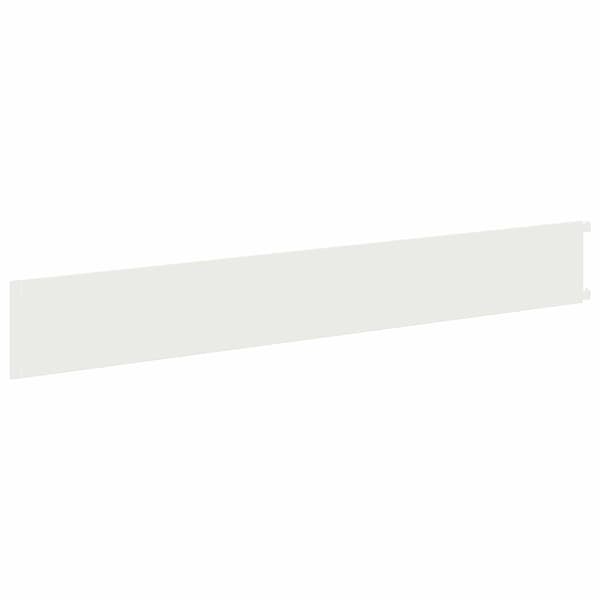 Kant för gräsmatta 10 pcs 102 x 15 x 4 cm Stål Vit