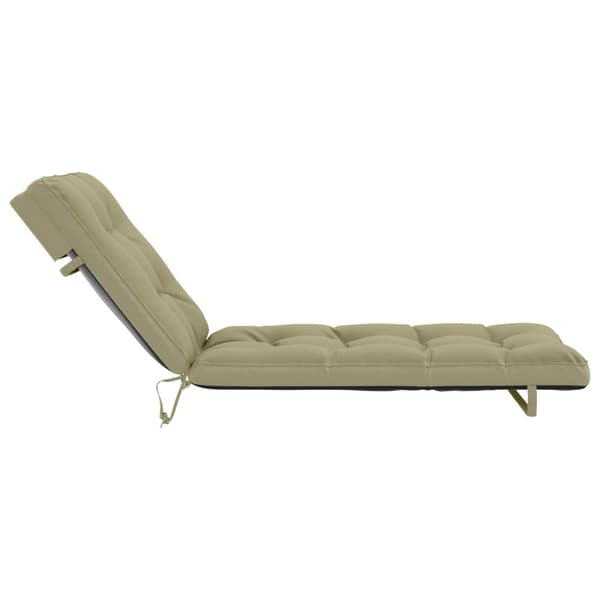 Solstol Kudde VIANEN 100% Polyester Ljusgrön 200 x 70 x 8 cm