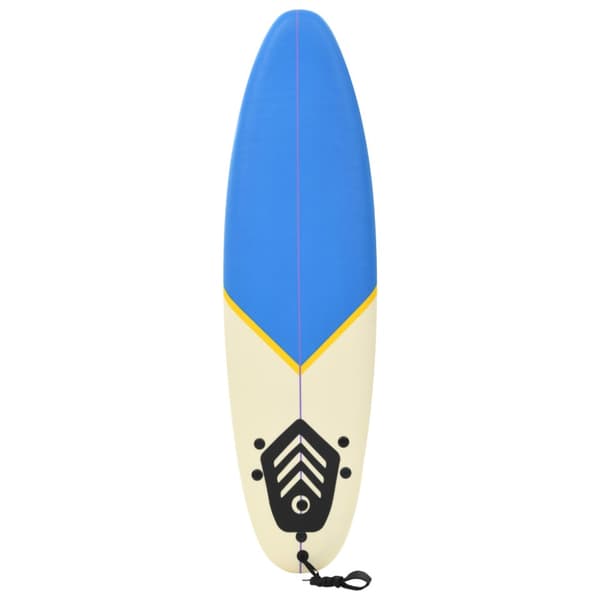 Surfbräda 170 cm blå och gräddvit