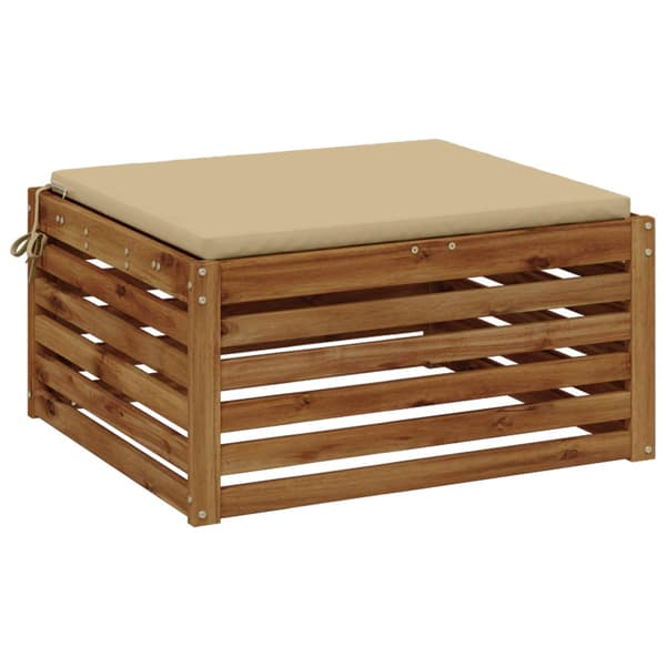 1-delad Sittdyna SOEST 100% Polyester Beige 80 x 80 x 3 cm