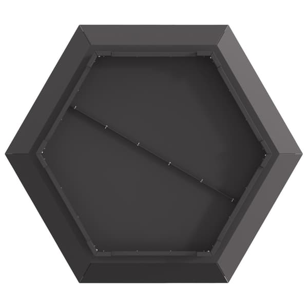 Eldstad Svart 75 x 75 x 28 cm Stål