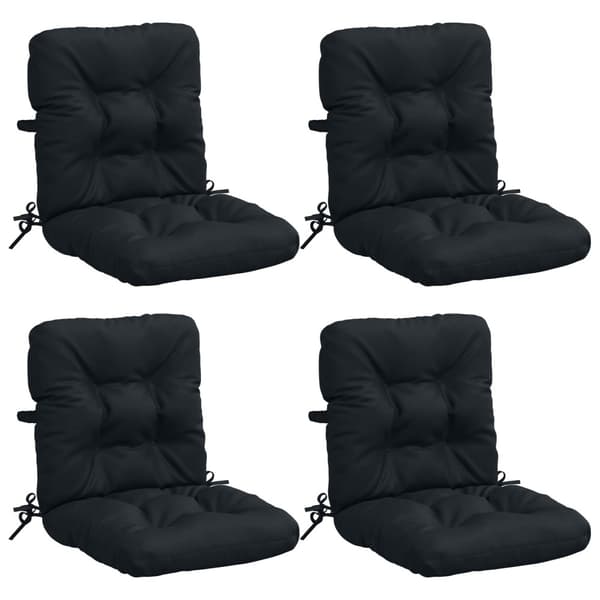 4-delade Höga Ryggstolsdynor VIANEN 4 st 100% Polyester