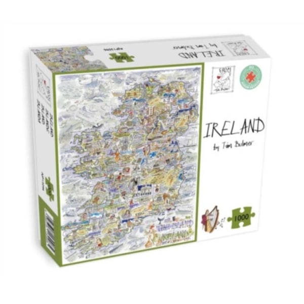 Map of Ireland Jigsaw 1000 Piece Puzzle