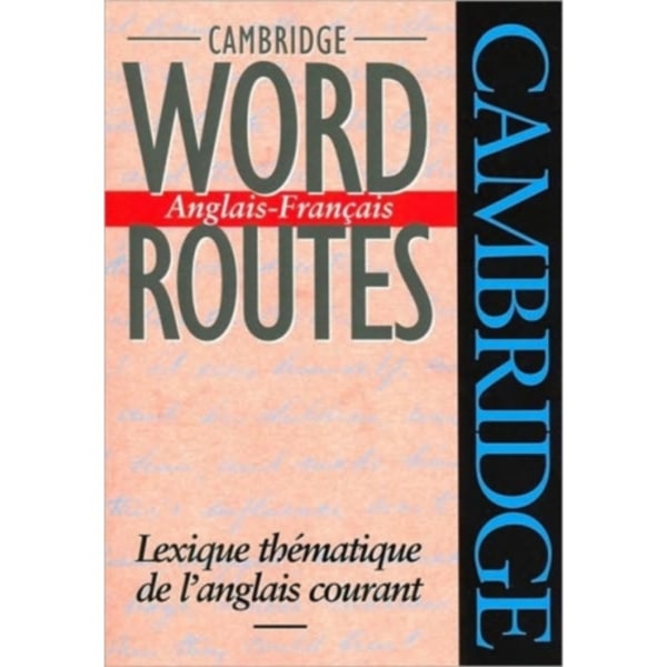 Cambridge Word Routes Anglais-Francais (häftad, eng)