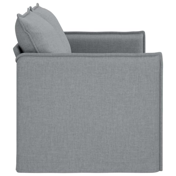 Soffa Ljusgrå 156 x 82 x 85 cm tyg