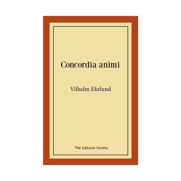 Concordia animi (häftad)